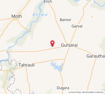 Map of Purainian, Uttar Pradesh