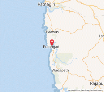 Map of Purangad, Maharashtra