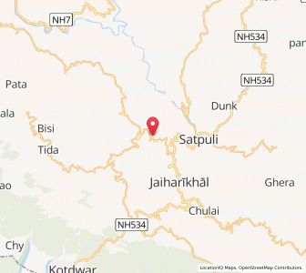 Map of Purangarhi, Uttarakhand