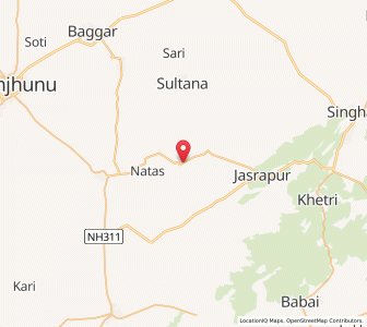 Map of Purani Basti, Rajasthan