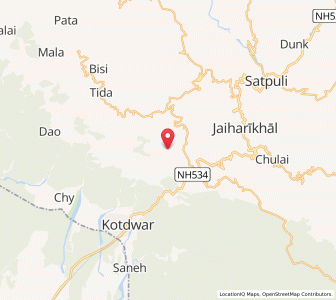 Map of Purankot, Uttarakhand