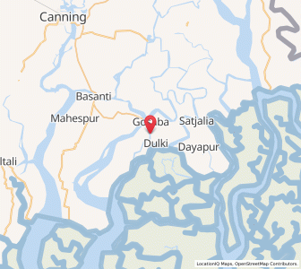 Map of Purbbadulki, West Bengal