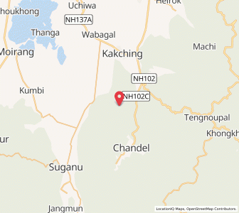 Map of Purura Khulen, Manipur