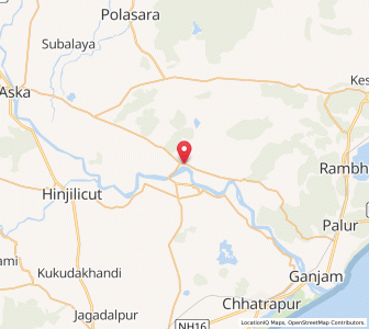Map of Purushottampur, Odisha