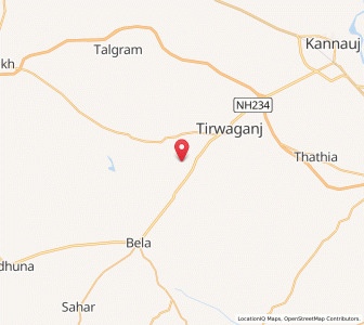 Map of Purwa Badda, Uttar Pradesh