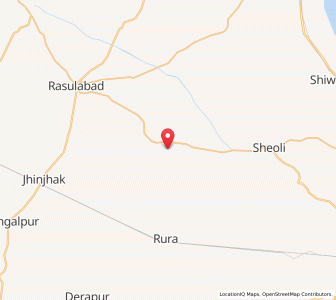 Map of Purwa Bhikhdeo, Uttar Pradesh