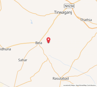 Map of Purwa Garhi, Uttar Pradesh