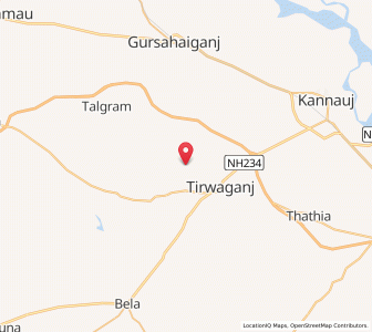 Map of Purwa Gauri, Uttar Pradesh