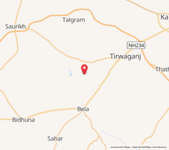 Map of Purwa Kaharan, Uttar Pradesh