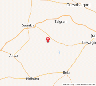 Map of Purwa Nainu, Uttar Pradesh