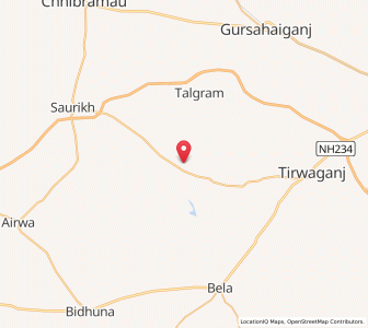 Map of Purwa Nande, Uttar Pradesh