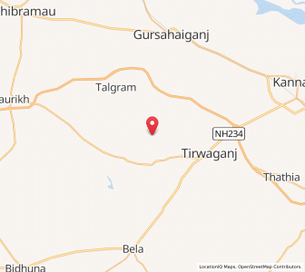 Map of Purwa Tula, Uttar Pradesh