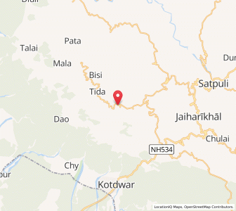 Map of Purwana, Uttarakhand