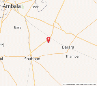 Map of Pushiala, Haryana