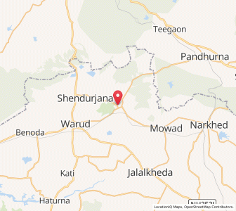 Map of Pusla, Maharashtra