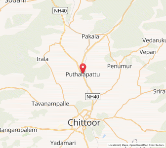 Map of Putalapattu, Andhra Pradesh
