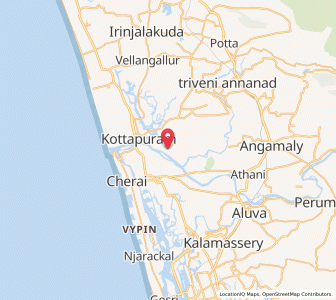 Map of Puthenvelikara, Kerala