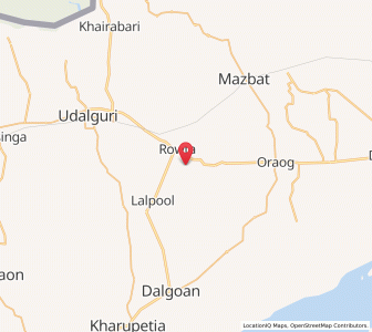Map of Puthimari, Assam