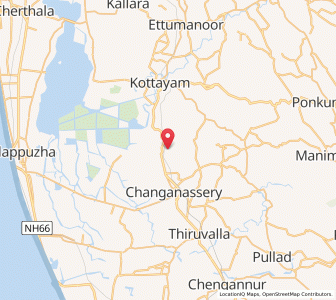 Map of Puthupalli, Kerala