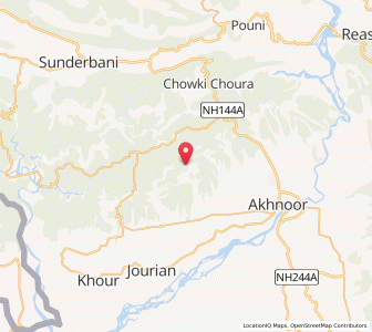 Map of Puthwalendo, Kashmir