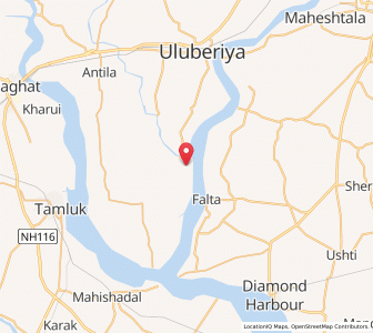 Map of Puturia, West Bengal