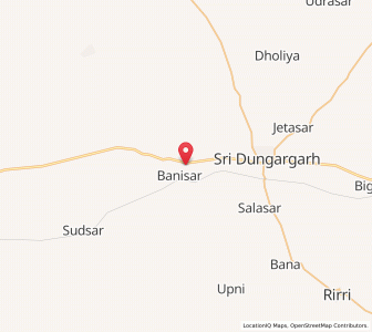 Map of Pyau, Rajasthan