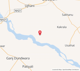 Map of Qadirbari, Uttar Pradesh