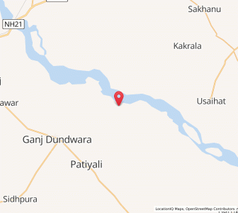 Map of Qadirganj, Uttar Pradesh