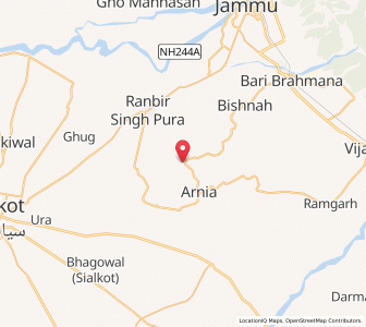 Map of Qadirpur, Kashmir