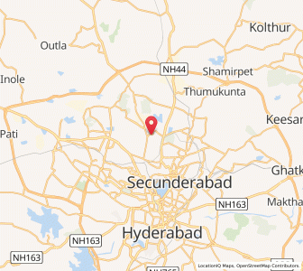 Map of Quthbullapur, Andhra Pradesh