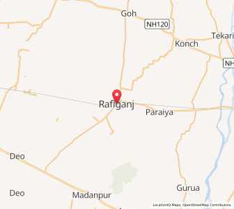 Map of Rafiganj, Bihar