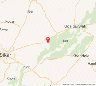 Map of Raghunathgarh, Rajasthan