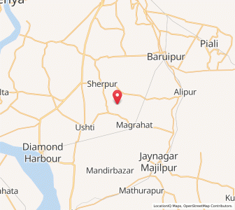 Map of Raginabad, West Bengal