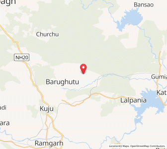 Map of Rahawan, Jharkhand
