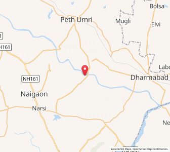 Map of Raher, Maharashtra