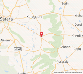 Map of Rahimatpur, Maharashtra