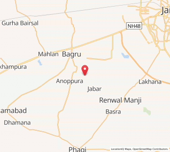 Map of Rahmatpura, Rajasthan