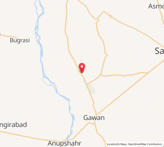 Map of Rahra, Uttar Pradesh