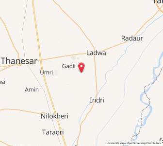 Map of Rai Tikhana, Haryana