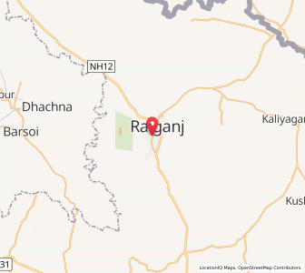 Map of Raiganj, West Bengal