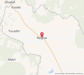 Map of Raighar, Chhattisgarh