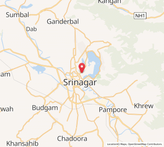 Map of Rainawadi, Kashmir