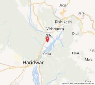 Map of Raiwala, Uttarakhand