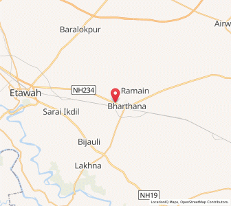 Map of Raja ka Nagla, Uttar Pradesh