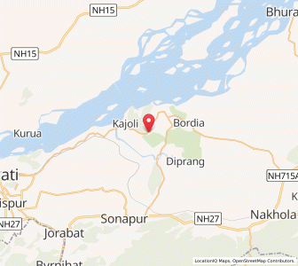 Map of Raja Mayang, Assam