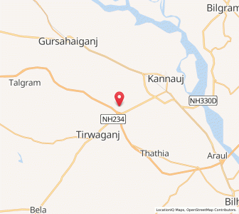 Map of Rajaimau, Uttar Pradesh