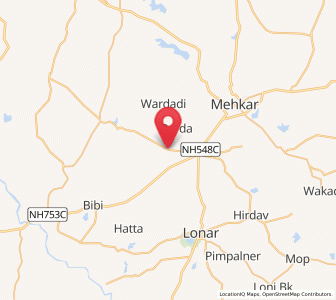 Map of Rajani, Maharashtra