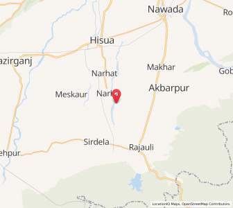 Map of Rajanr, Bihar
