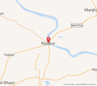 Map of Rajapur, Bihar