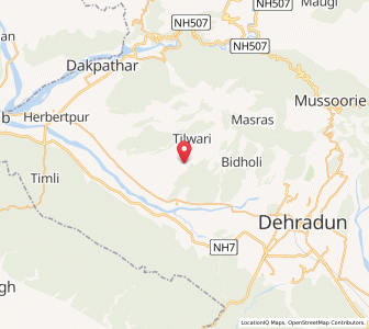 Map of Rajawala, Uttarakhand
